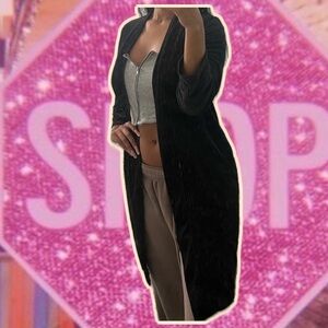 Satin Women’s Long Cardigan